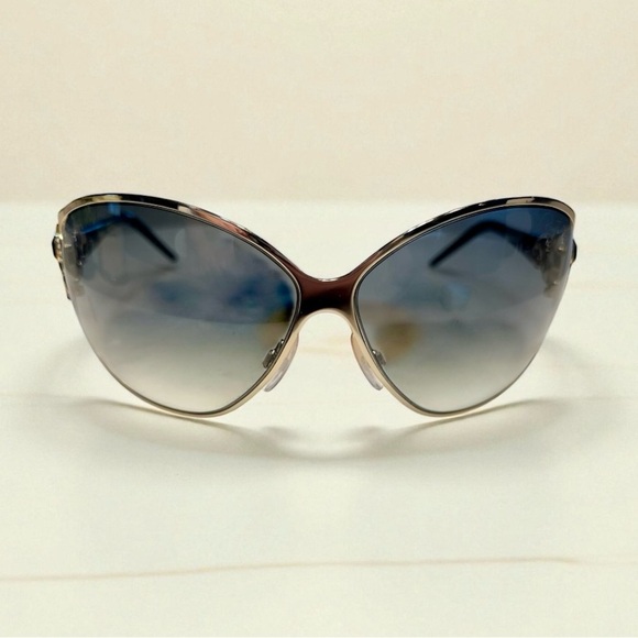 Roberto Cavalli Tene Chic Black and Gold Snake Detail Sunglasses - Picture 2 of 9